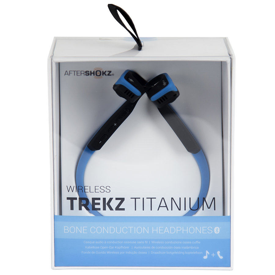 KIT FB0089B Беспроводные наушники AfterShokz Trekz Titanium Ocean Blue